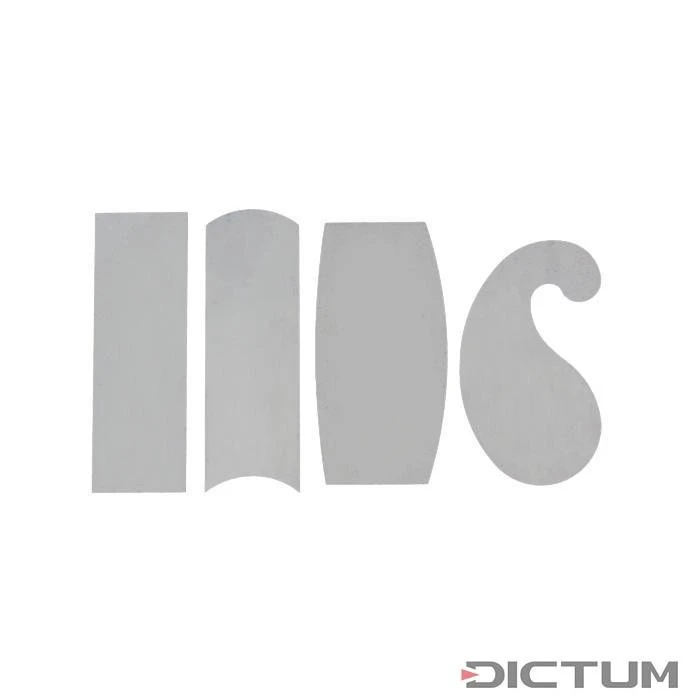 Jeu De Lames Grattoir, 4 Pièces, épaisseur 0,4 Mm