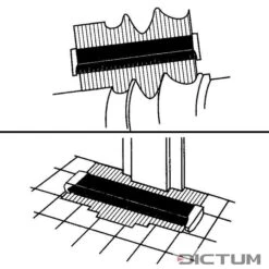 Jauge De Contour Avec Aiguilles En Acier Shinwa, Profondeur 48 Mm 5 Jauge De Contour Avec Aiguilles En Acier Shinwa, Profondeur 48 Mm -Ciseau Outillage Magasin 707167 02 P WE 8 Shinwa Konturschablone mit Stahlnadeln WZ jpg c2
