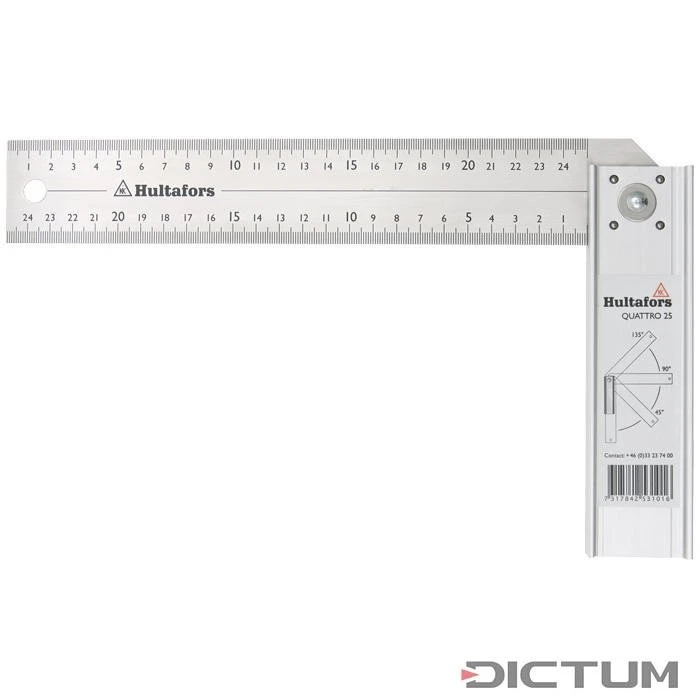 Équerre Pliante Hultafors Quattro 25 3 Équerre Pliante Hultafors Quattro 25
