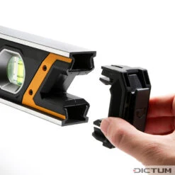 Niveau à Bulle Magnétique ToughBuilt, Avec éclairage Des Bulles, 60 Cm -Ciseau Outillage Magasin 714733 04 A WE 8 ToughBuilt Magnetwasserwaage mit Libellen Beleuchtung WZ jpg