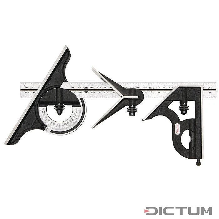 Équerre Combinée Starrett, 4 Parties, Version Standard 3 Équerre Combinée Starrett, 4 Parties, Version Standard