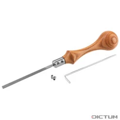 Manche P. Lime Matthias Fenner Avec Syst. De Chang. Rapide De Lame, Orme/titane -Ciseau Outillage Magasin 718844 01 A WE 8 Matthias Fenner Feilenheft mit Schnellwechselaufnahme R ster Titan WZ jpg