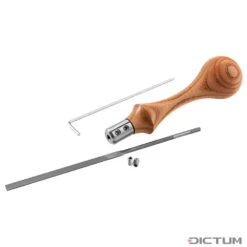 Manche P. Lime Matthias Fenner Avec Syst. De Chang. Rapide De Lame, Orme/titane -Ciseau Outillage Magasin 718844 02 A WE 8 Matthias Fenner Feilenheft mit Schnellwechselaufnahme R ster Titan WZ jpg