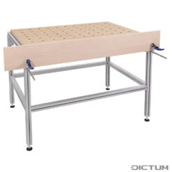 Table Multifonctions DICTUM PRO, Plateau Fermé, MDF, Marron -Ciseau Outillage Magasin 728758 01 A WE 8 DICTUM Multifunktionstisch PRO Platte geschlossen WZ jpg c3
