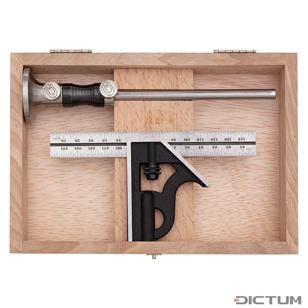 Jeu D’outils De Vérification Et De Traçage, étui En Bois, 2 Pièces