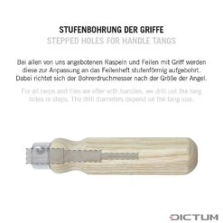 Lime Demi-ronde Glardon / Vallorbe, étroite, Piqué 2, Poignée En Frêne -Ciseau Outillage Magasin Feilengriff Glardon Vallorbe Halbrundfeile schmal WZ jpg